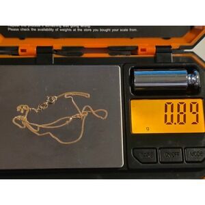 14k Yellow Gold Necklace 13" Choker 0.89g Solid Charm Petite